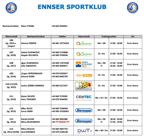 NW_Trainer_Trainingszeiten_24_H-SK Enns